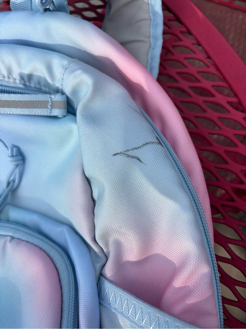 adidas Pastel Tie-Dye Backpack - Pink & Light Blue - Picture 4 of 9
